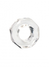 Прозрачное эрекционное кольцо в форме гайки - Sex Expert - в Миассе купить с доставкой