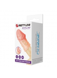 Телесная насадка на пенис Booker - 8 см. - Baile - в Миассе купить с доставкой