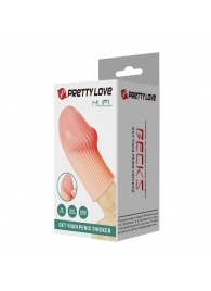 Телесная насадка на пенис Huel - 9 см. - Baile - в Миассе купить с доставкой