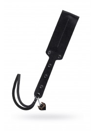 Черный кожаный пэддл - 32 см. - Pecado - купить с доставкой в Миассе