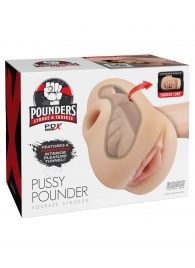 Телесный мастурбатор-вагина Pussy Pounder Squeeze Stroker - Pipedream - в Миассе купить с доставкой