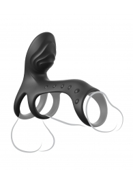 Черная насадка на пенис Ultimate Couples Cage Pro - Pipedream - в Миассе купить с доставкой