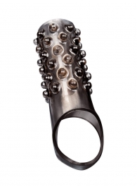 Дымчатая насадка на пенис с выпуклостями - 12 см. - Sex Expert - в Миассе купить с доставкой