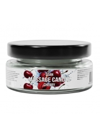 Массажная свеча «Спелая вишня» - 50 мл. - SGAN - купить с доставкой в Миассе