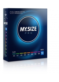 Презервативы MY.SIZE размер 72 - 3 шт. - My.Size - купить с доставкой в Миассе