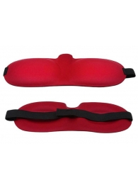 Красная глухая маска на резинке - Sitabella - купить с доставкой в Миассе