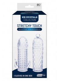 Набор из 2 прозрачных насадок на член Seductive Tickler Sleeves Set - NMC - в Миассе купить с доставкой