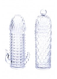 Набор из 2 прозрачных насадок на член Seductive Tickler Sleeves Set - NMC - в Миассе купить с доставкой