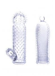 Набор из 2 прозрачных насадок на член Seductive Tickler Sleeves - NMC - в Миассе купить с доставкой