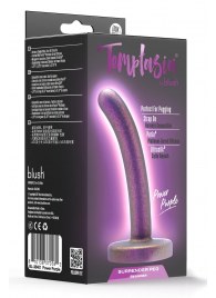 Фиолетовая насадка с гладкой поверхностью Surrender 4.75 Inch Beginner Pegging Dildo - 12 см. - Blush Novelties - купить с доставкой в Миассе