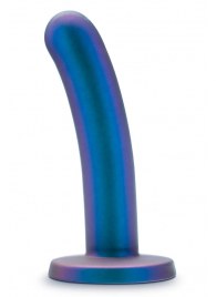Синяя насадка с гладкой поверхностью Surrender 5.75 Inch Intermediate Pegging Dildo - 14,6 см. - Blush Novelties - купить с доставкой в Миассе