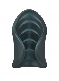 Серый сквозной мастурбатор с вибрацией Manwan Starter - Manwan - в Миассе купить с доставкой