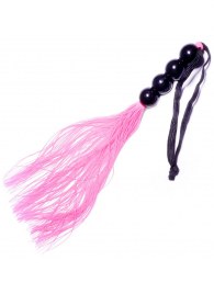 Розовая силиконовая плеть - 35,5 см. - Boys of Toys - купить с доставкой в Миассе