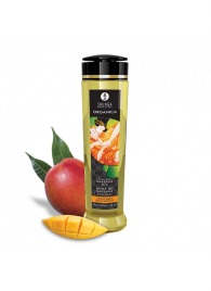 Массажное масло для тела Luscious Mango с ароматом манго - 240 мл. - Shunga - купить с доставкой в Миассе