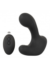 Черная анальная вибропробка с функцией расширения RC Butt Plug with 3 functions - Orion - в Миассе купить с доставкой