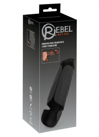 Черный вибромастурбатор с трехточечной стимуляцией Penis Trainer with 3 Point Stimulation - Orion - в Миассе купить с доставкой