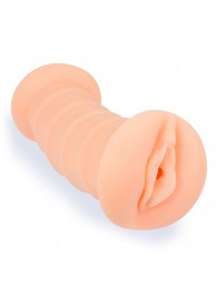 Телесный двусторонний мастурбатор с вибропулей и эрекционными кольцами в комплекте - Sexy Girl - в Миассе купить с доставкой