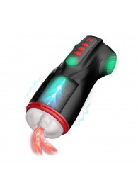 Интерактивный мастурбатор Raven с вакуумом, вибрацией и подсветкой - Shots Media BV - в Миассе купить с доставкой