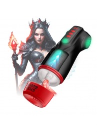 Интерактивный мастурбатор Raven с вакуумом, вибрацией и подсветкой - Shots Media BV - в Миассе купить с доставкой