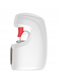 Белый мастурбатор с язычком и возвратно-поступательными движениями - Secwell - в Миассе купить с доставкой