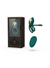 Зеленое эрекционное виброкольцо Bayek с пультом ДУ - Zalo - в Миассе купить с доставкой