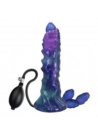 Фиолетовый яйцеродящий фаллоимитатор Duskwalker Sentinal на присоске - 22,4 см. - Baile - купить с доставкой в Миассе