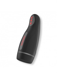 Черный автоматический мастурбатор с управлением через приложение - Oninder - в Миассе купить с доставкой