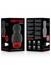 Черно-красный мастурбатор с вибрацией и всасыванием - JAMYJOB - в Миассе купить с доставкой