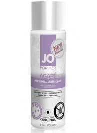 Лубрикант на водной основе для женщин JO AGAPE LUBRICANT ORIGINAL - 60 мл. - System JO - купить с доставкой в Миассе