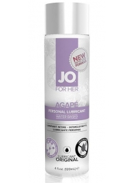 Женский лубрикант на водной основе JO AGAPE LUBRICANT ORIGINAL - 120 мл. - System JO - купить с доставкой в Миассе