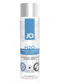 Охлаждающий лубрикант на водной основе JO Personal Lubricant H2O COOLING - 120 мл. - System JO - купить с доставкой в Миассе