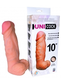 Фаллическая насадка Харнесс UNICOCK 10  - 25 см. - LOVETOY (А-Полимер) - купить с доставкой в Миассе