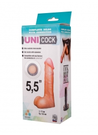 Фаллическая насадка Харнесс UNICOCK 5,5  - 17 см. - LOVETOY (А-Полимер) - купить с доставкой в Миассе