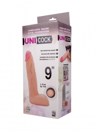 Фаллическая насадка Харнесс UNICOCK 9  - 24 см. - LOVETOY (А-Полимер) - купить с доставкой в Миассе