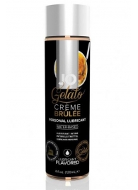 Лубрикант с ароматом крем-брюле JO GELATO CREME BRULEE - 120 мл. - System JO - купить с доставкой в Миассе