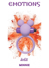 Сиреневое эрекционное виброколечко Emotions Minnie - Lola Games - в Миассе купить с доставкой