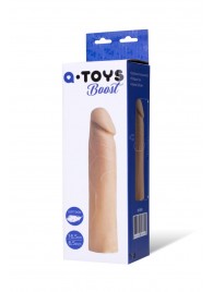 Реалистичная насадка с ярко выраженной головкой - 16,5 см. - A-toys - в Миассе купить с доставкой