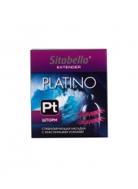 Стимулирующая насадка со спиралью из усиков Platino  Шторм - Sitabella - купить с доставкой в Миассе