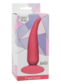 Розовая анальная пробка P-spot Teazer Pink - 12,2 см. - Lola Games - в Миассе купить с доставкой