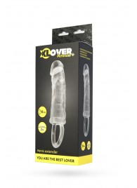 Прозрачная насадка с петлёй для фиксации - 14 см. - ToyFa - в Миассе купить с доставкой