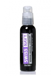 Возбуждающий гель-лубрикант на водной основе Sensual Arousal Lubricant - 59 мл. - Swiss navy - купить с доставкой в Миассе