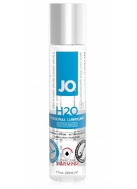 Возбуждающий лубрикант на водной основе JO Personal Lubricant H2O Warming - 30 мл. - System JO - купить с доставкой в Миассе