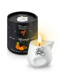 Массажная свеча с ароматом манго и ананаса Bougie de Massage Ananas Mangue - 80 мл. - Plaisir Secret - купить с доставкой в Миассе