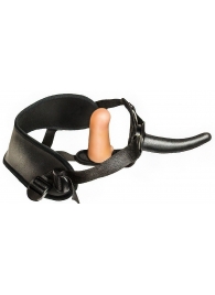 Женский страпон с вагинальной пробкой Woman Strap - 12 см. - LOVETOY (А-Полимер) - купить с доставкой в Миассе
