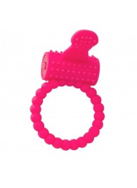 Розовое силиконовое виброкольцо A-toys - A-toys - в Миассе купить с доставкой