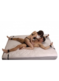 Бондаж для фиксации на кровати Frisky Bedroom Restraint Kit - XR Brands - купить с доставкой в Миассе