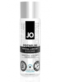 Охлаждающий лубрикант на силиконовой основе JO Personal Premium Lubricant Cooling - 60 мл. - System JO - купить с доставкой в Миассе