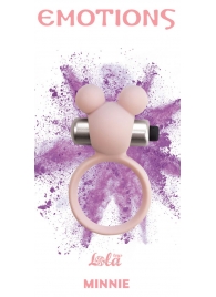 Розовое эрекционное виброколечко Emotions Minnie Light pink - Lola Games - в Миассе купить с доставкой