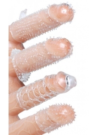 Набор из 4 насадок на член Pleasured Penis Enhancement Sleeve 4 Pack - XR Brands - в Миассе купить с доставкой