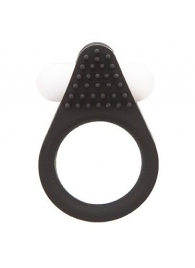 Чёрное эрекционное кольцо LIT-UP SILICONE STIMU RING 1 BLACK - Dream Toys - в Миассе купить с доставкой